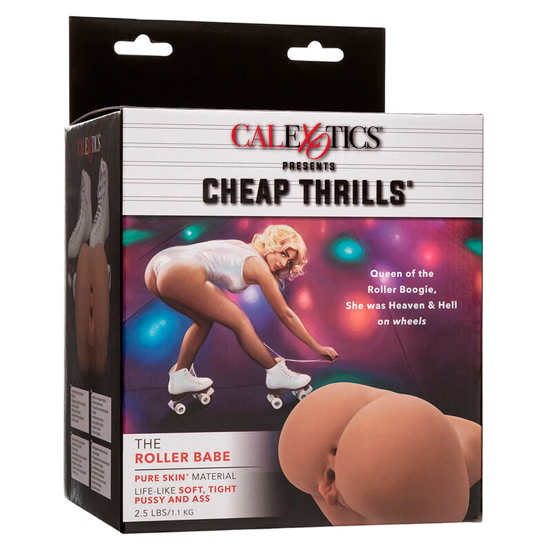 CALEXOTICS - THE ROLLER BABE DOUBLE REALISTIC MASTURBATOR FLESH