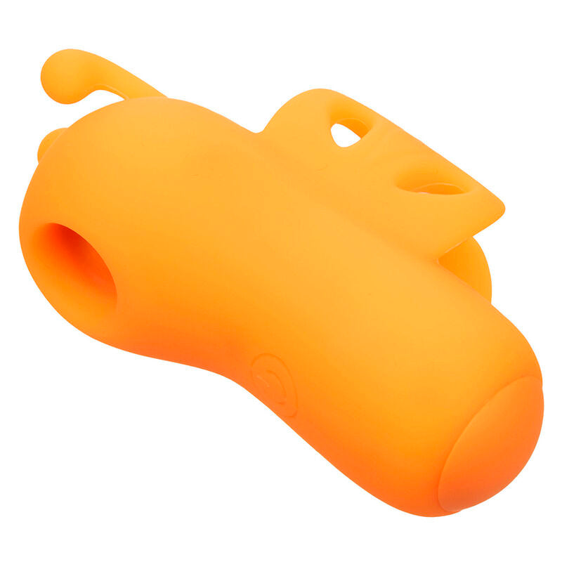 CALEXOTICS - NEON VIBES THE BUZZING VIBE FINGER STIMULATOR 10 VIBRATIONS ORANGE