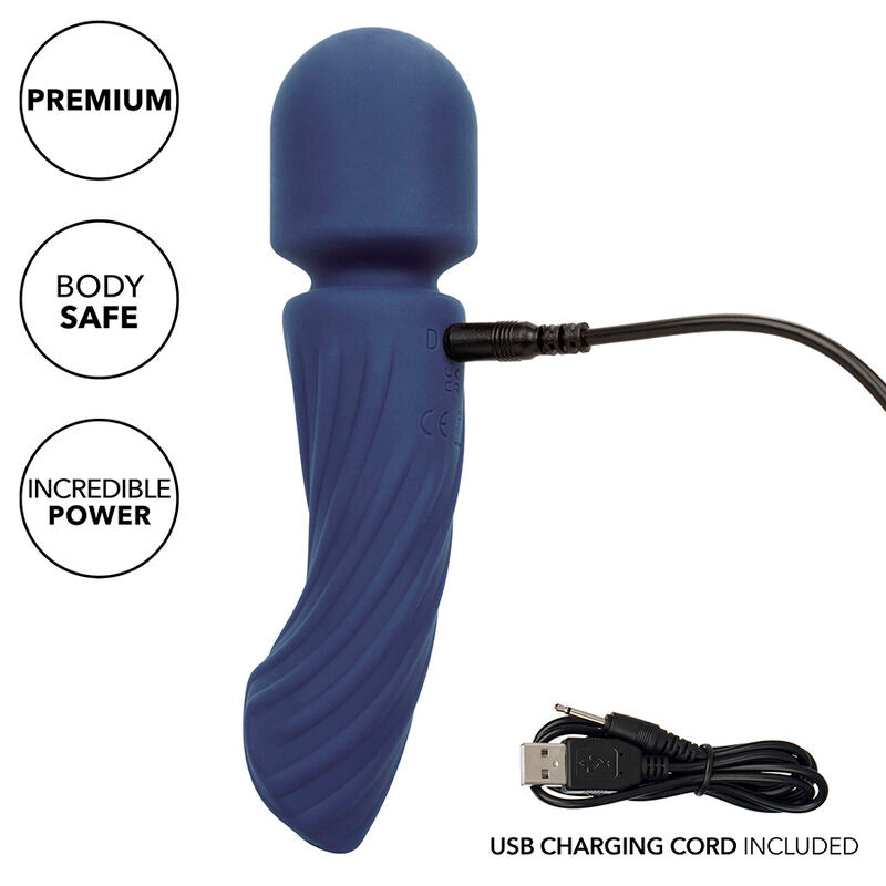 CALEXOTICS - CHARISMA ALLURE MASSAGER DUAL MOTORS 12 FUNCTIONS 17.25 CM X 4.5 CM PURPLE