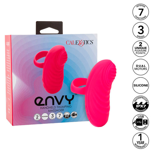 CALEXOTICS - ENVY HANDHELD ROLLING BALL MASSAGER 7 VIBRATIONS PINK