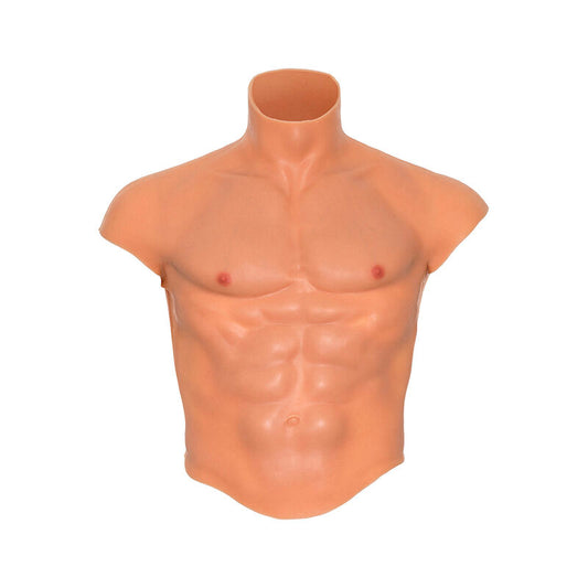 HIDDEN DESIRE - ALTER EGO SILICONE MALE TORSO SHIRT WITH ABS FLESH