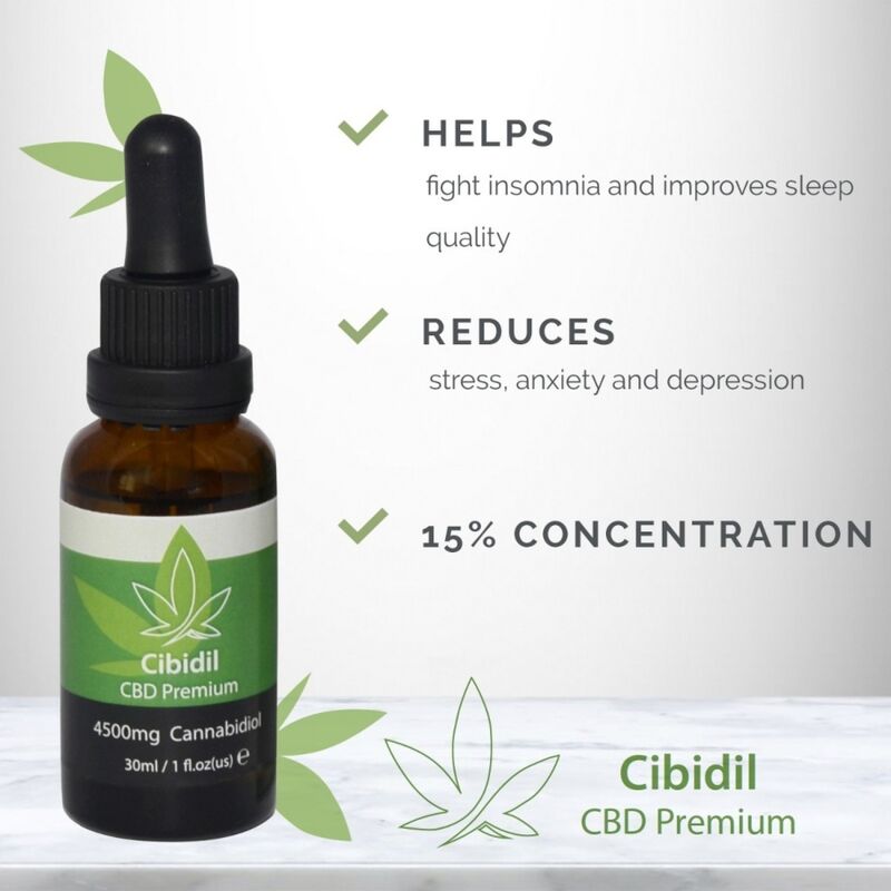 500 COSMETICS - CIBIDIL RELAXING CBD OIL 15 % 30 ML