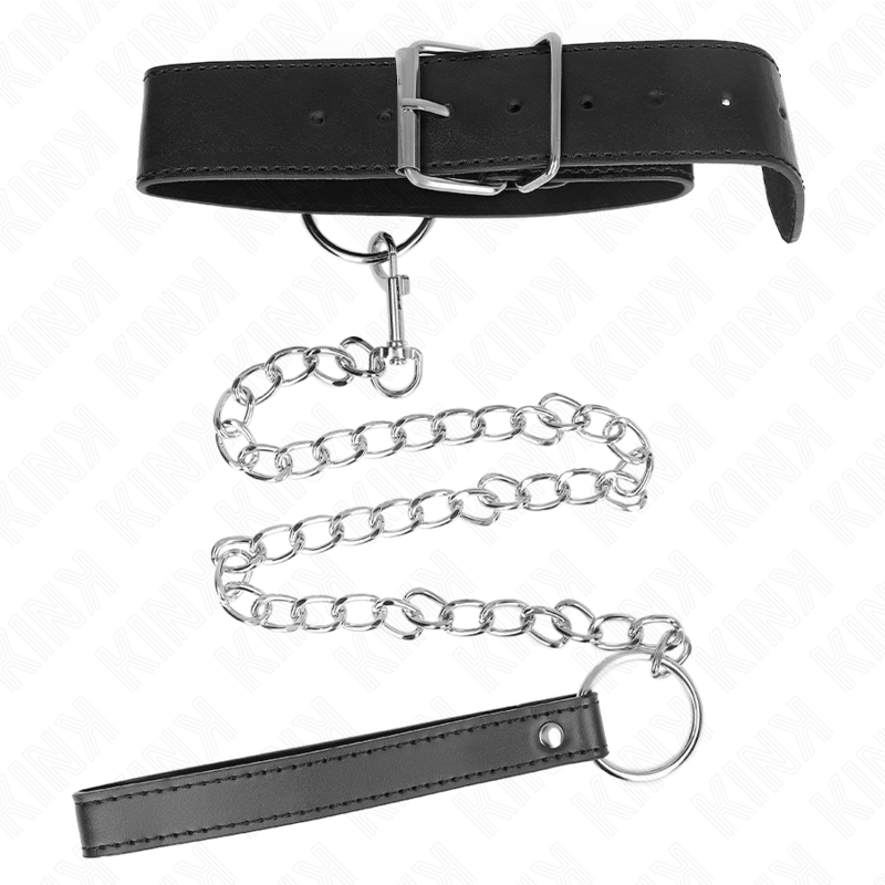 KINK - BASIC MODEL COLLAR WITH LEASH MODEL 4 ADJUSTABLE 36-43 CM