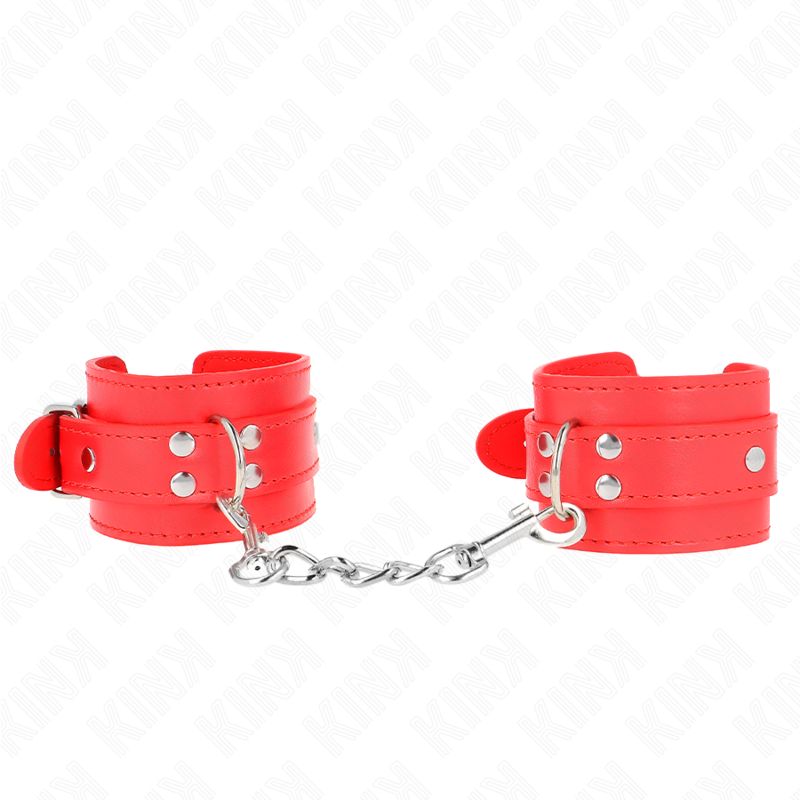 KINK - SIMPLE WRIST RESTRAINTS RED ADJUSTABLE 20-23 CM X 5.5 CM