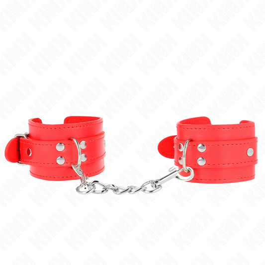 KINK - SIMPLE WRIST RESTRAINTS RED ADJUSTABLE 20-23 CM X 5.5 CM