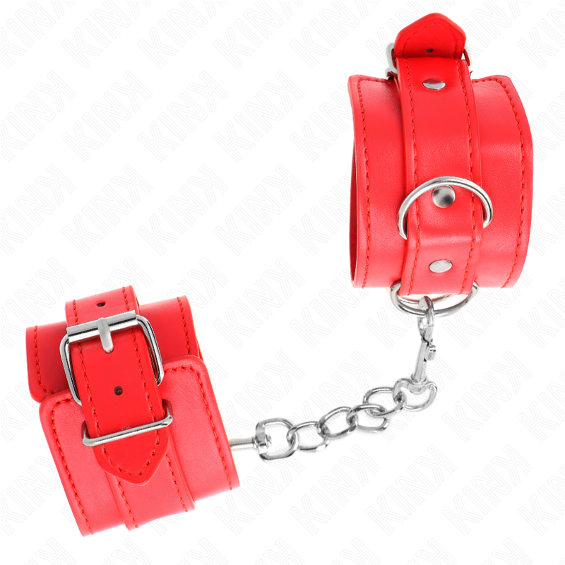 KINK - SIMPLE WRIST RESTRAINTS RED ADJUSTABLE 20-23 CM X 5.5 CM