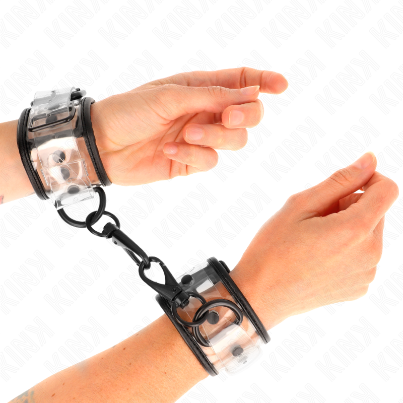 KINK - CLEAR WRIST CUFFS ADJUSTABLE 18-30 CM X 5.5 CM