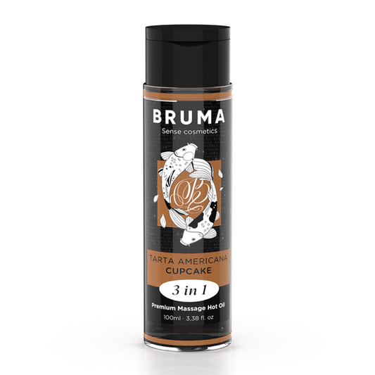 BRUMA - PREMIUM MASSAGE HOT OIL CUPCAKE 3 IN 1 - 100 ML