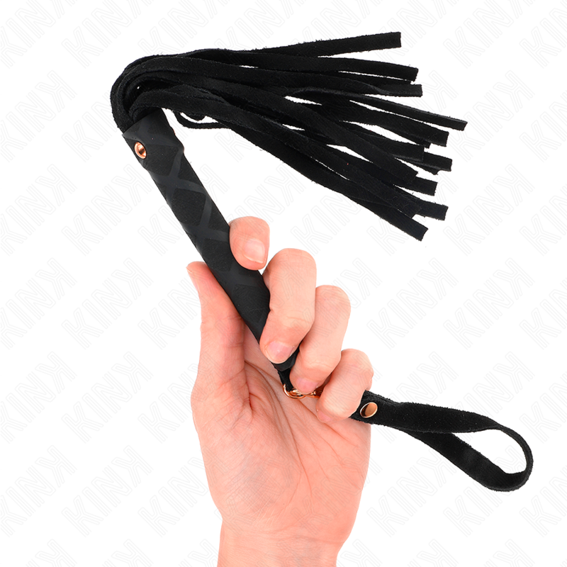 KINK - BLACK SUEDE MINI WHIP 30 CM