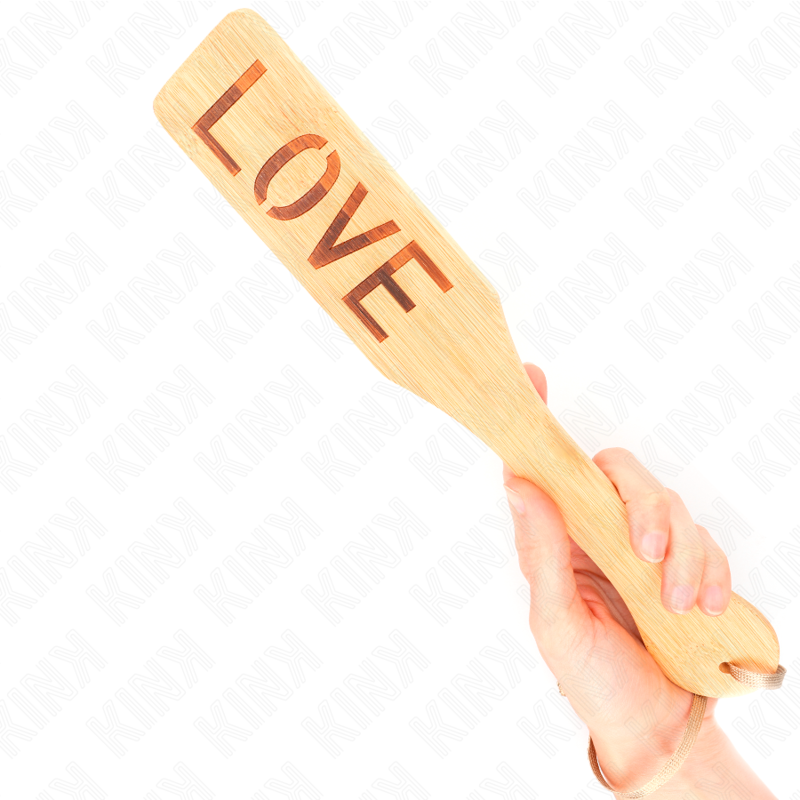 KINK - BAMBOO PALETTE WORD LOVE 32 X 5.5 CM