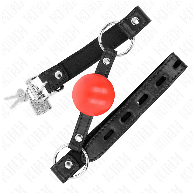 KINK - RED TPE BALL 4 CM GAG 60 x 2 CM