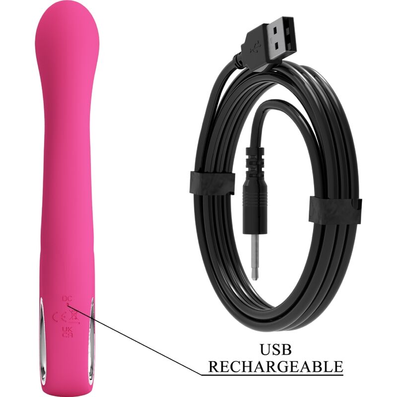 PRETTY LOVE - NOVAK RABBIT VIBRATOR 12 VIBRATIONS PINK