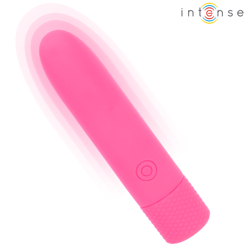 INTENSE - SYMONE USB RECHARGEABLE VIBRATING BULLET 8 VIBRATIONS PINK 10 X 2.2 CM