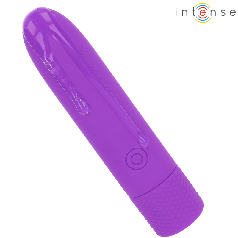 INTENSE - SYMONE USB RECHARGEABLE VIBRATING BULLET 8 VIBRATIONS PURPLE 10 X 2.2 CM