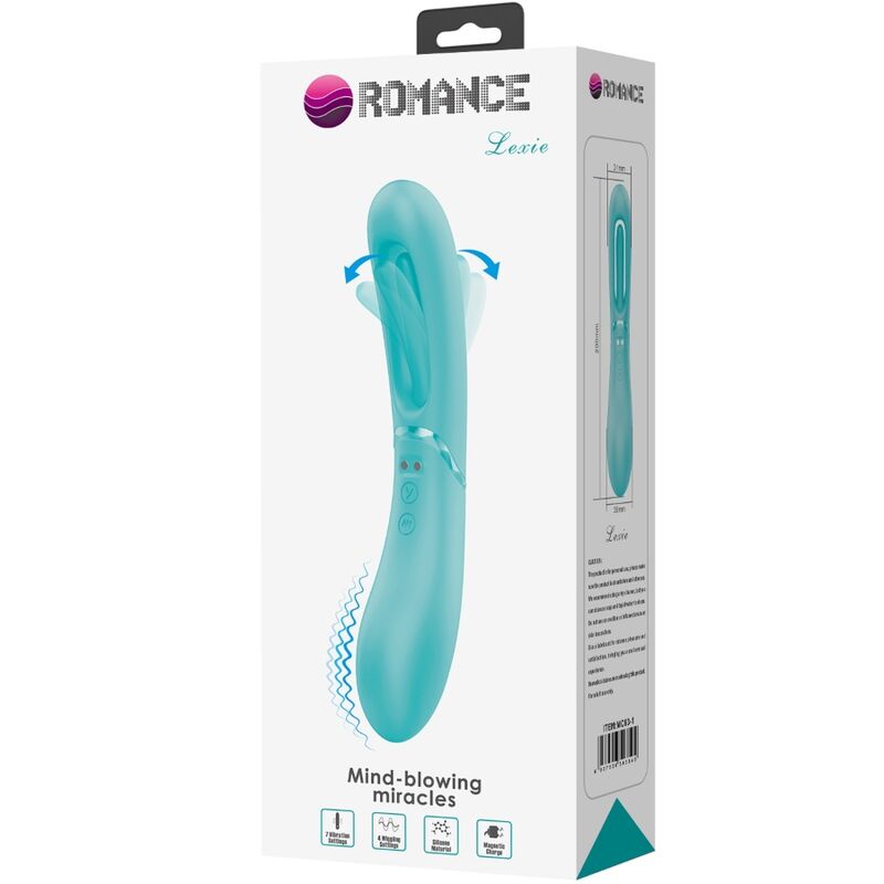 ROMANCE - LEXIE G-SPOT VIBRATOR 7 VIBRATIONS BLUE