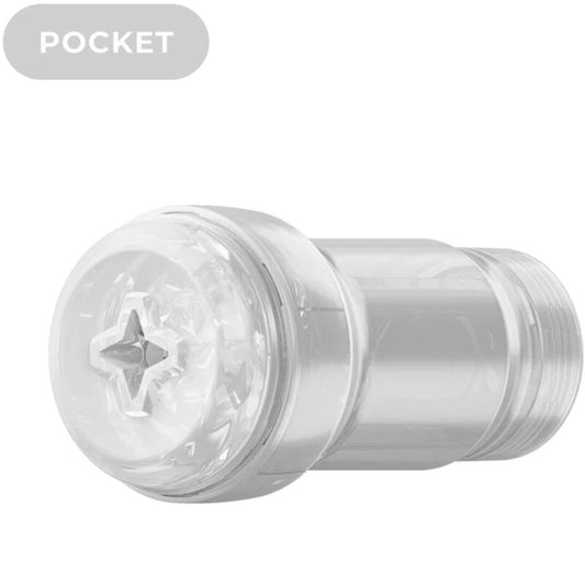 KIIROO - FEEL POCKET STROKER CRYSTAL BY KIIROO TRANSPARENT