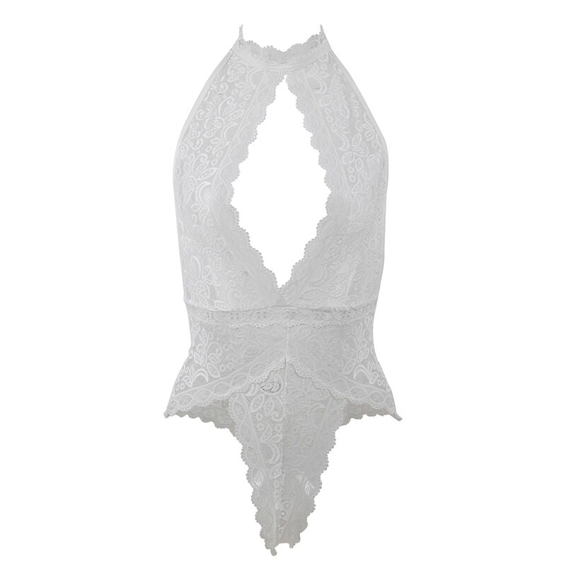 SUBBLIME - 953850 LACE BODYSUIT WHITE S/M