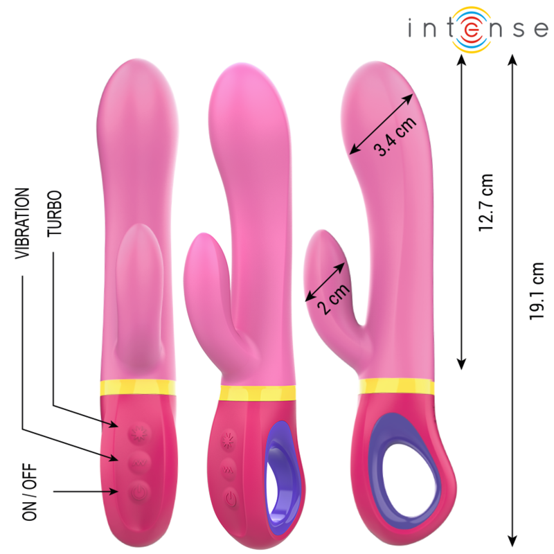 INTENSE - DAPHNE PINK RABBIT VIBRATOR