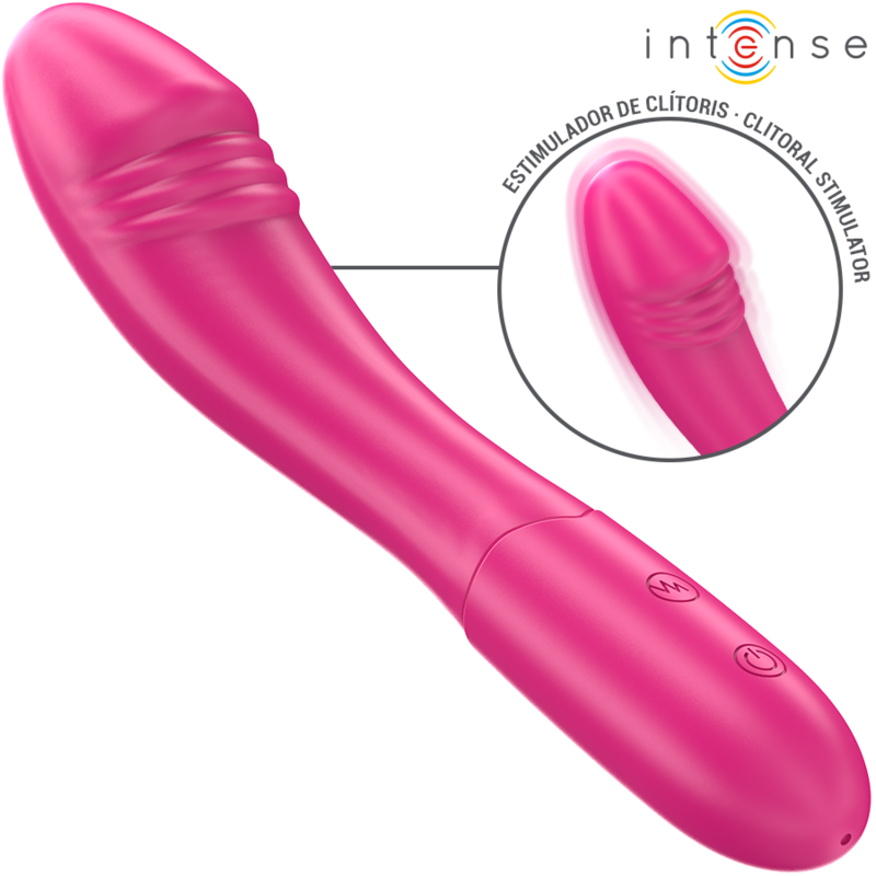 INTENSE - BELINDA VIBRATOR 19 CM FLEXIBLE 10 VIBRATIONS PINK