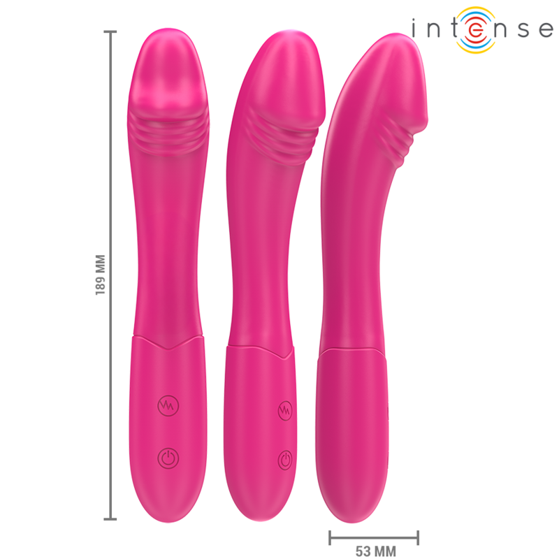 INTENSE - BELINDA VIBRATOR 19 CM FLEXIBLE 10 VIBRATIONS PINK