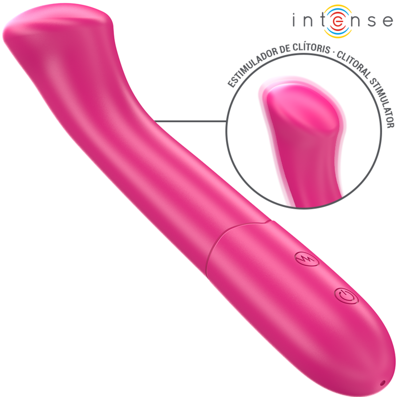 INTENSE - PATY VIBRATOR 19 CM FLEXIBLE 10 VIBRATIONS MODEL 2 PINK