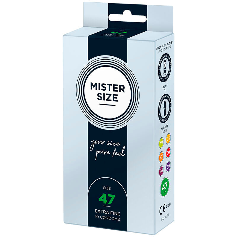 MISTER SIZE - CONDOMS SIZE XS 47 MM (10 UNITS)