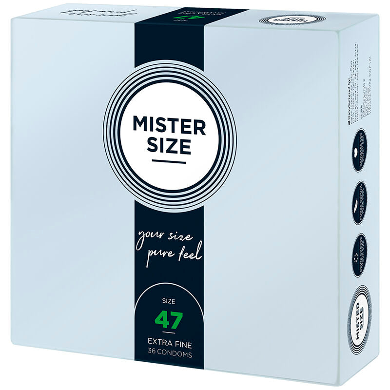 MISTER SIZE - CONDOMS SIZE XS 47 MM (36 UNITS)