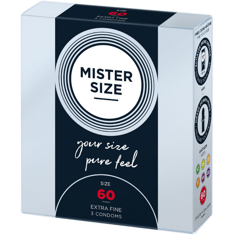 MISTER SIZE - CONDOM SIZE XL 60 MM (3 UNITS)