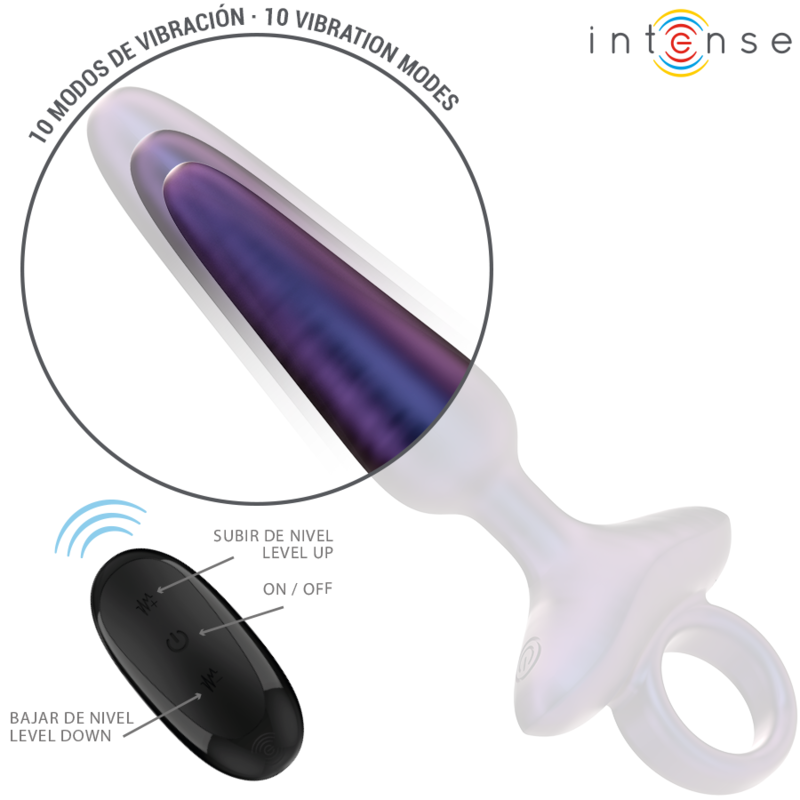 INTENSE - MARLON VIBRATING ANAL PLUG MODEL 4 REMOTE CONTROL