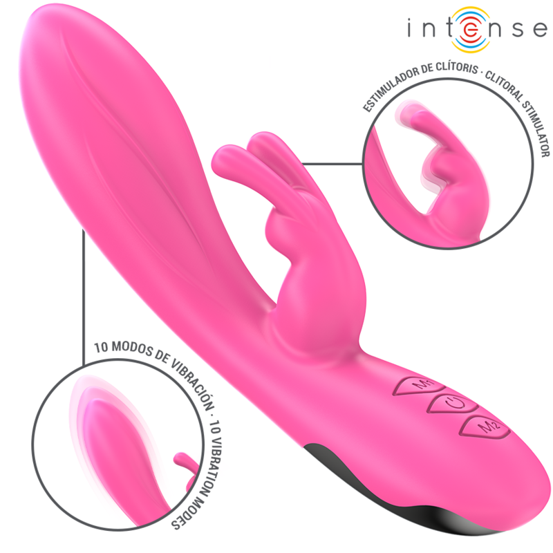 INTENSE - RANDALL RABBIT VIBRATOR 10 VIBRATIONS PINK