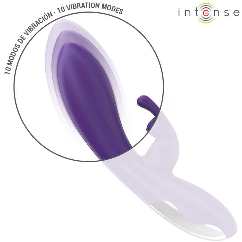 INTENSE - RANDALL RABBIT VIBRATOR 10 VIBRATIONS PURPLE