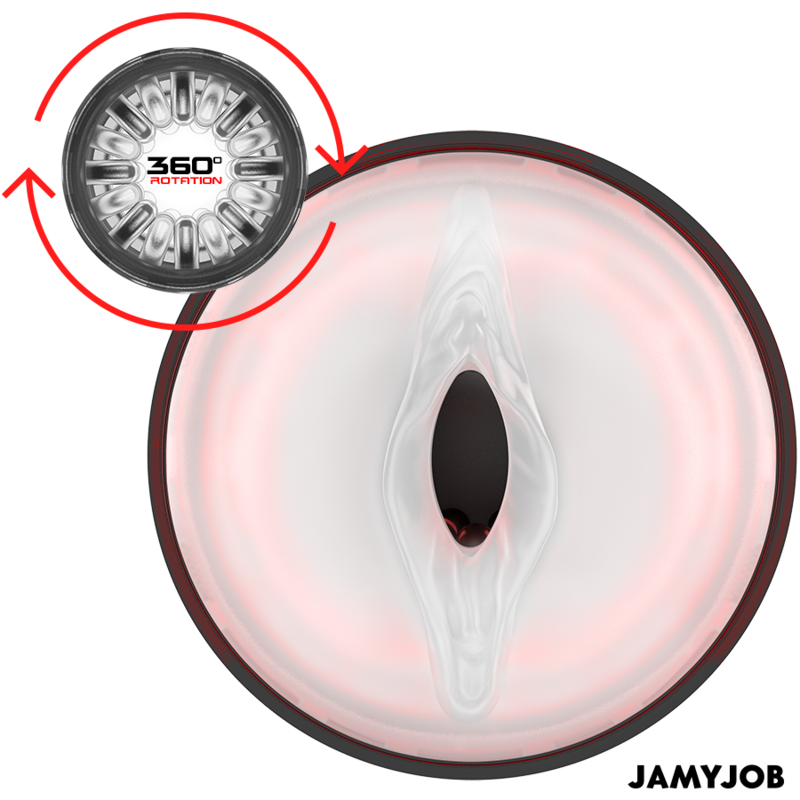 JAMYJOB - CYCLONE AUTOMATIC VAGINA MASTURBATOR 10 ROTATION AND THRUST MODES