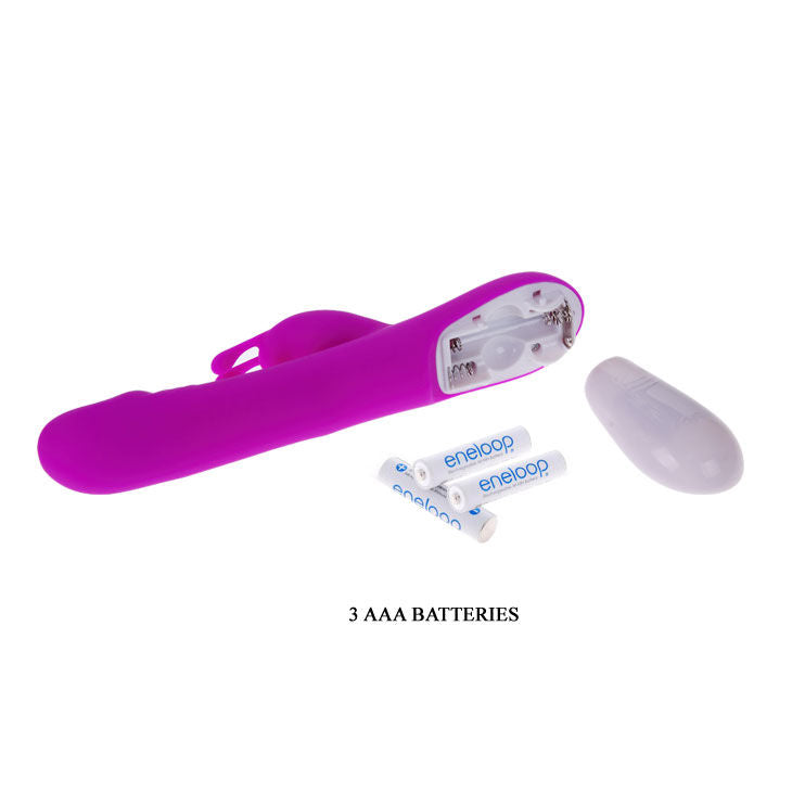 PRETTY LOVE - FLIRTATION ROBERT VIBRATOR WITH CLITORIS STIMULATOR