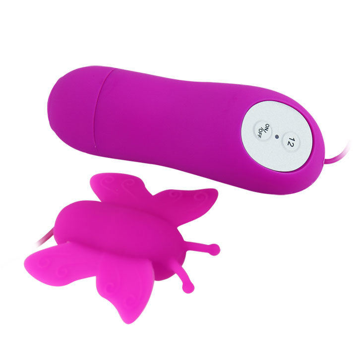 BAILE - LOVE EGGS BUTTERFLY CLITORIS STIMULATOR 12 SPEEDS LILAC REMOTE CONTROL