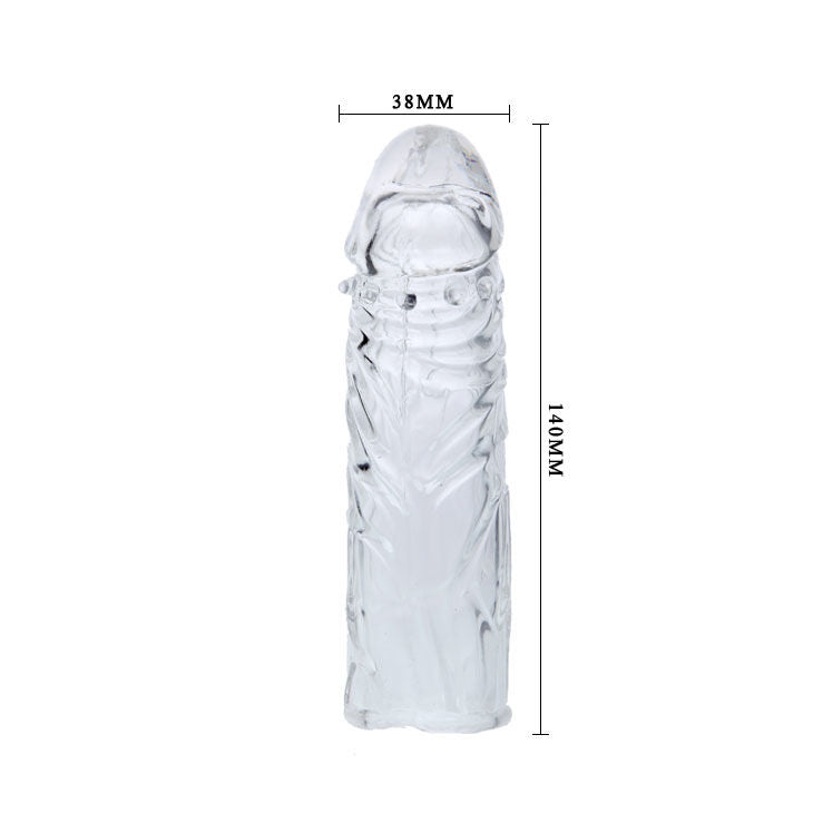 BAILE - TRANSPARENT SILICONE PENIS COVER 13 CM