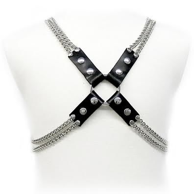 LEATHER BODY - CHAIN HARNESS