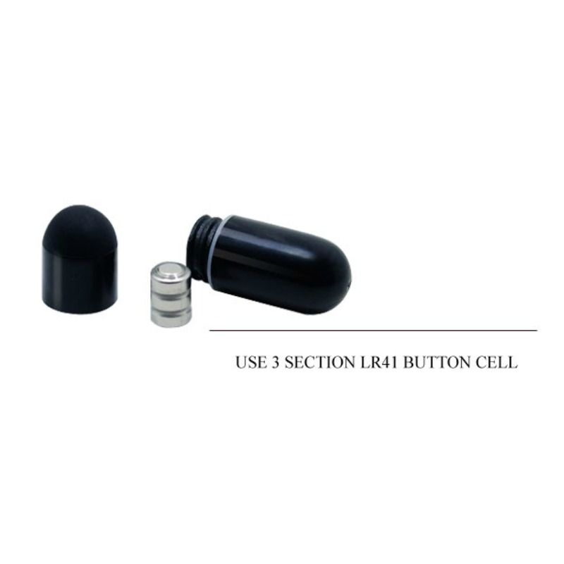 PRETTY LOVE - THIMBLE VIBRATOR RING BLACK