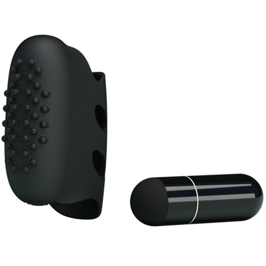 PRETTY LOVE - FLIRTATION STEWARD BLACK VIBRATION THIMBLE