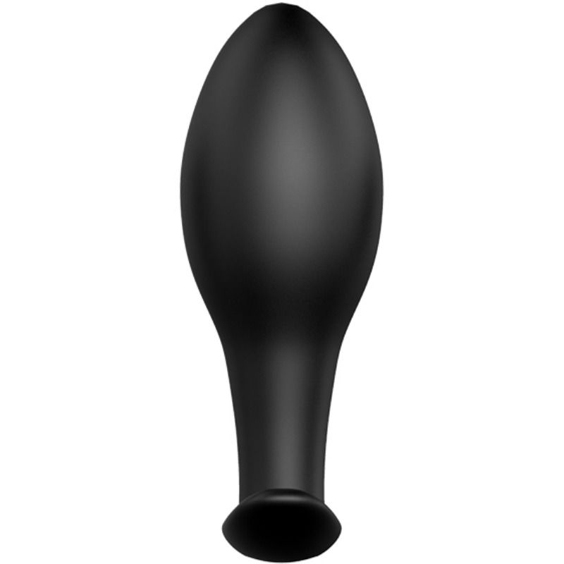 PRETTY LOVE - ANAL PLUG ANCHOR FORM SILICONE 12 VIBRATION MODES BLACK