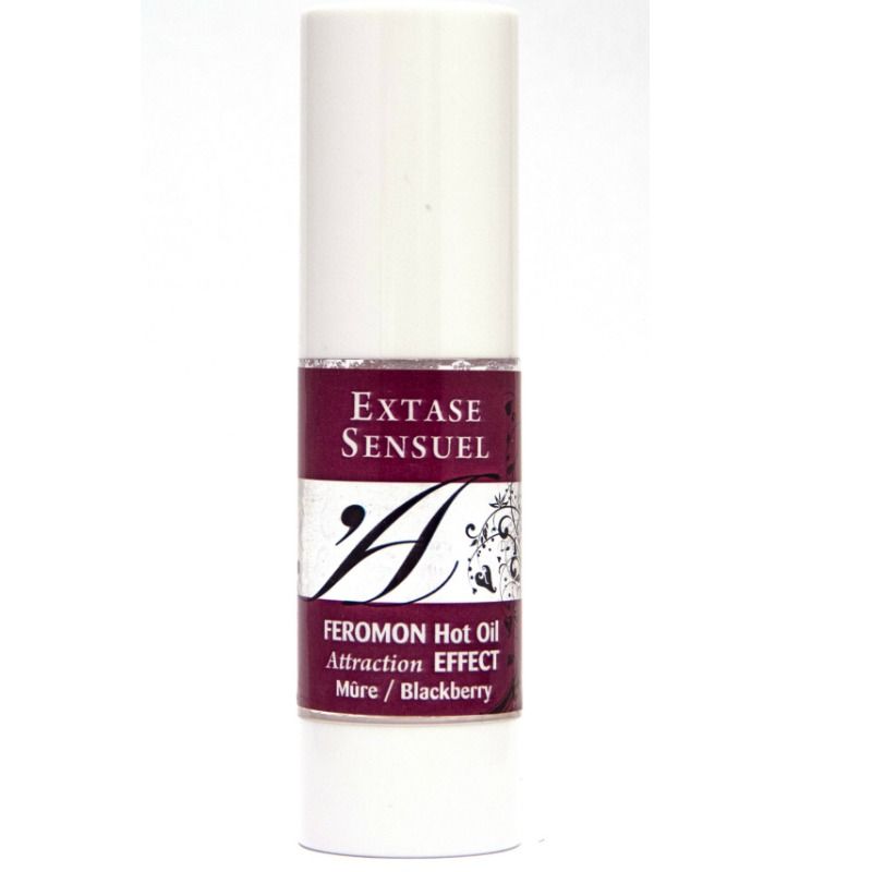 EXTASE SENSUAL - HEATING EFFECT MASSAGE OIL WITH BLACKBERRY PHEROMONES 30 ML