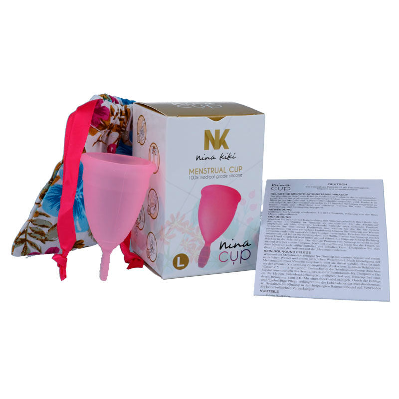 NINA KIKÍ - MENSTRUAL CUP PINK - SIZE L