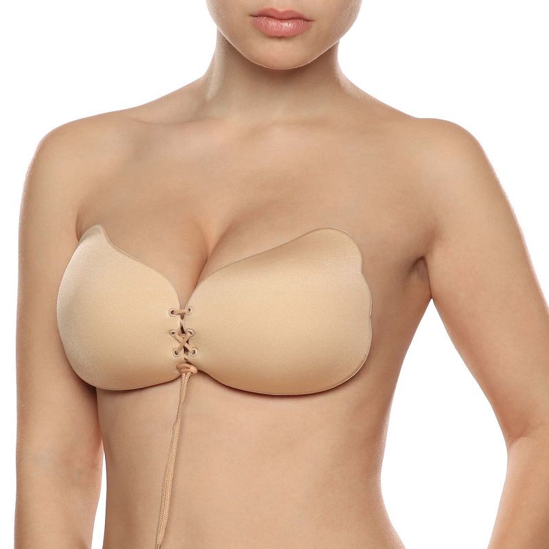 BYE-BRA - LACE-IT ENHANCEMENT PUSH-UP BEIGE CUP B