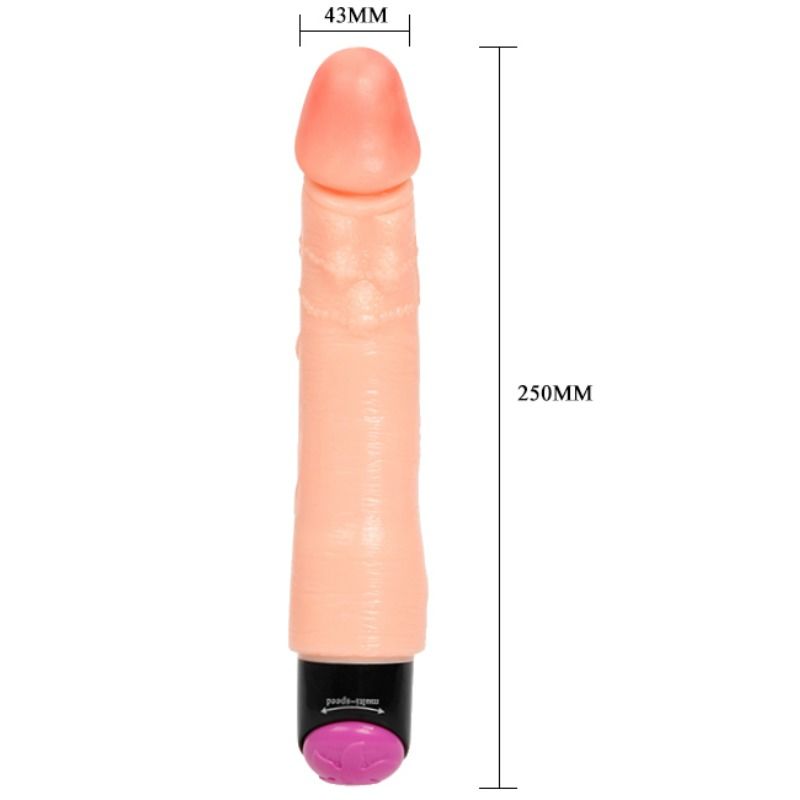 BAILE - FLEXIBLE REALISTIC VIBRATOR 25 CM