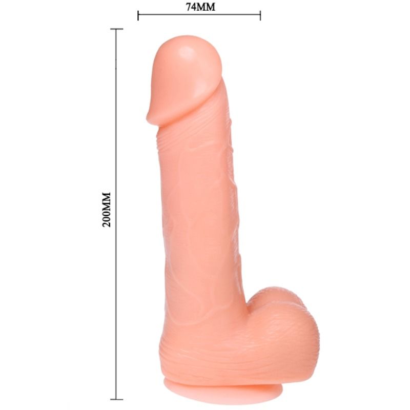 BAILE - REALISTIC DILDO DONG VIBRATION AND ROTATION 20 CM