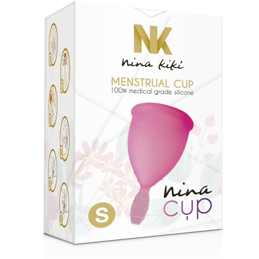 NINA KIKÍ - MENSTRUAL CUP PINK - SIZE S