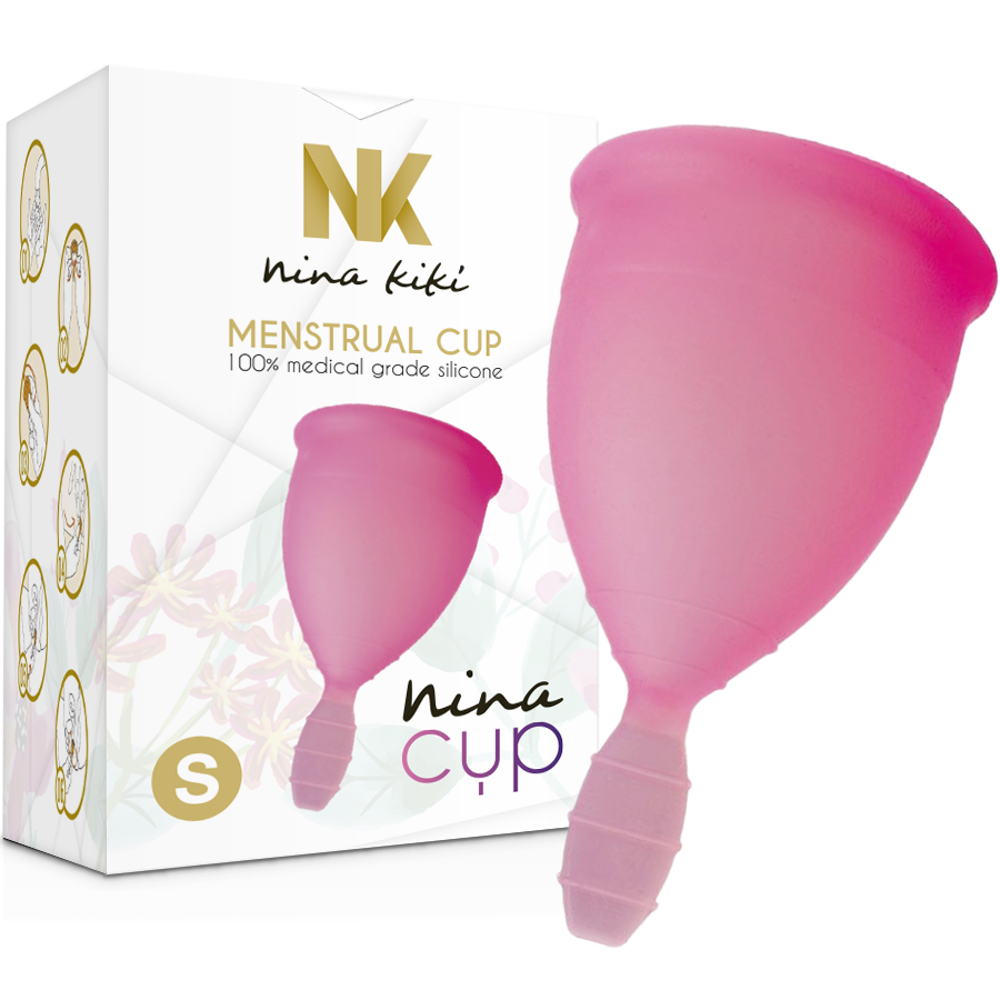 NINA KIKÍ - MENSTRUAL CUP PINK - SIZE S