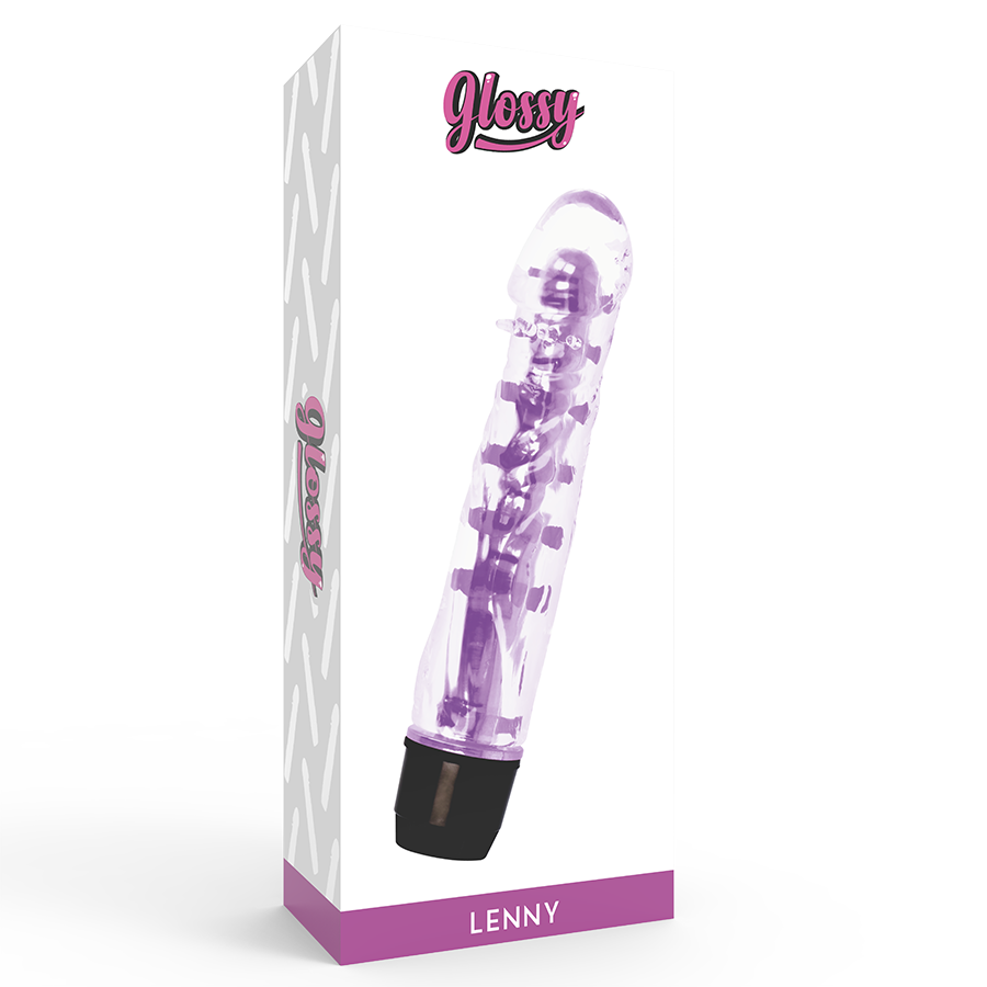 GLOSSY - LENNY VIBRATOR PURPLE