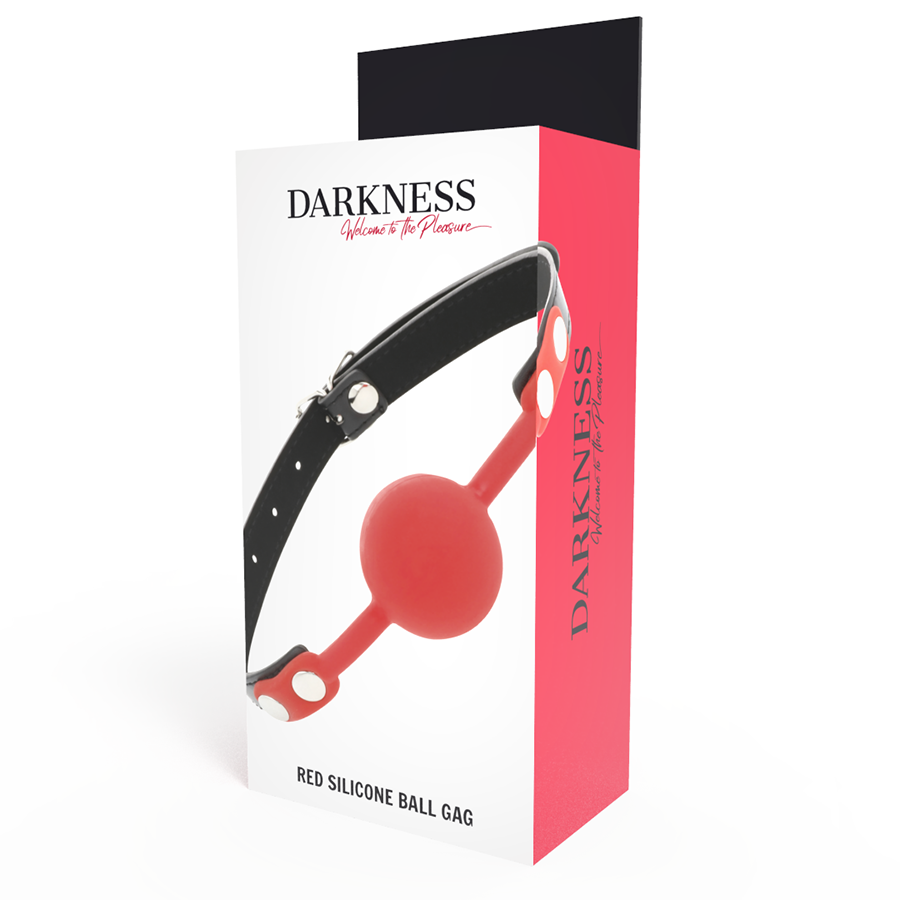 DARKNESS - RED SILICONE GAG