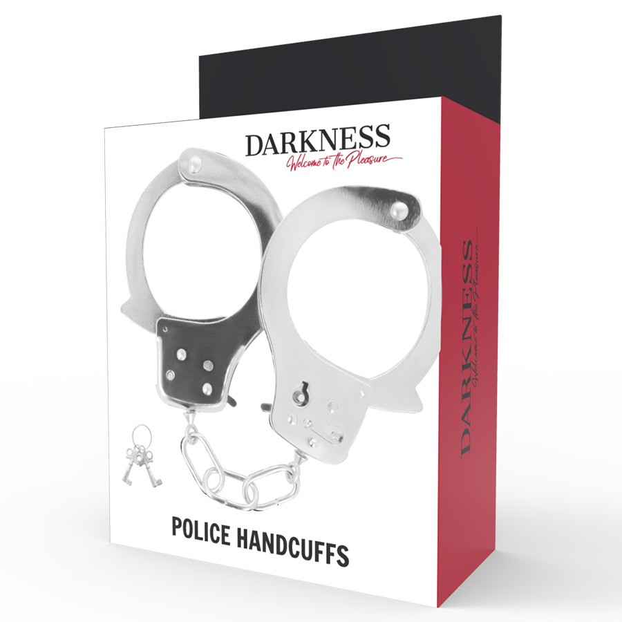 DARKNESS - METAL HANDCUFFS WITH KEYS