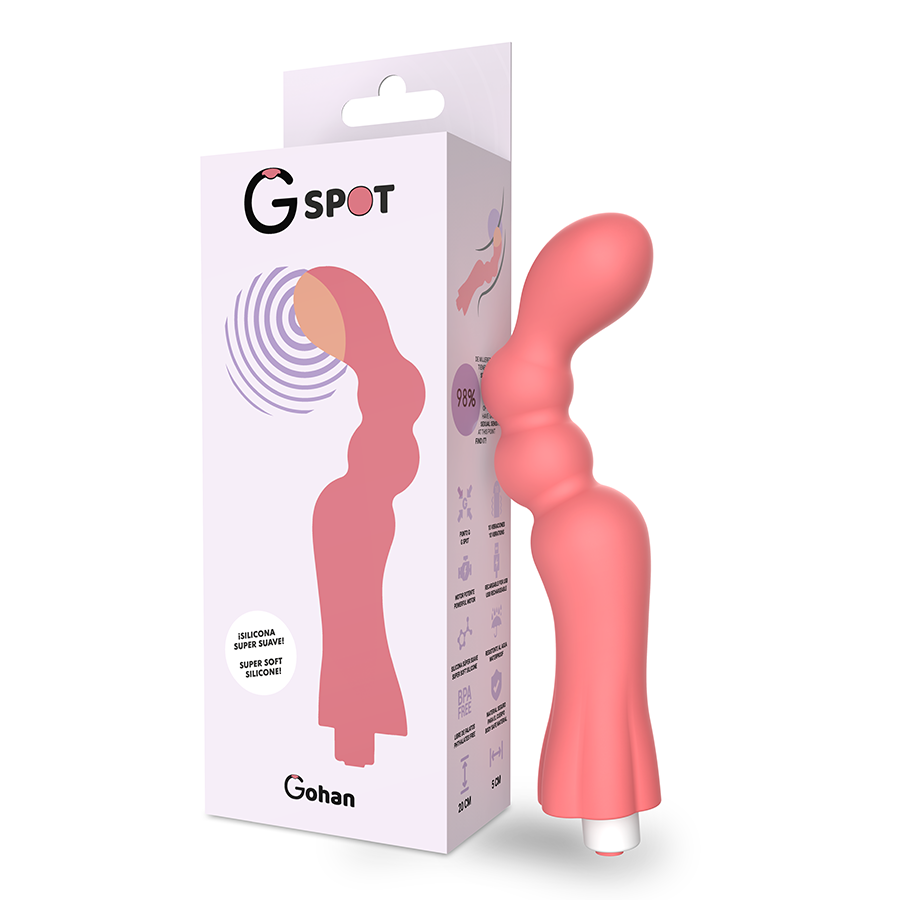 G-SPOT - GOHAH VIBRATOR LIGHT RED